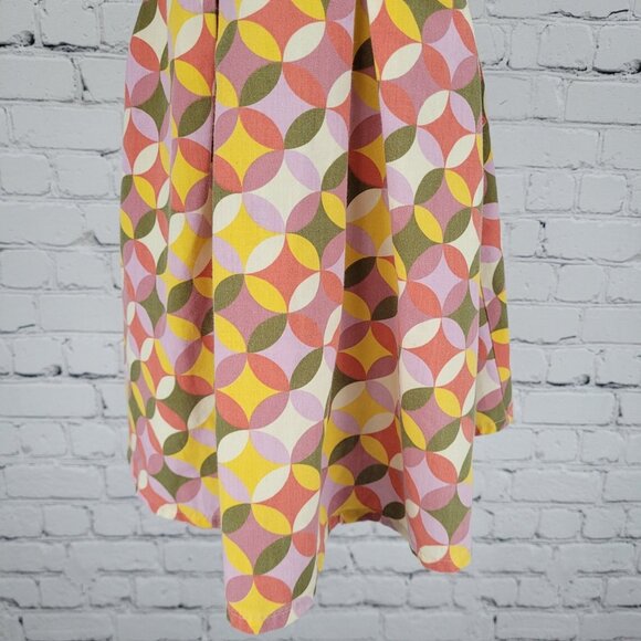 Ava Loves Olli Multicolor Print Adjustable Crossback Tie USA Made Dress Size 4T - Picture 7 of 13